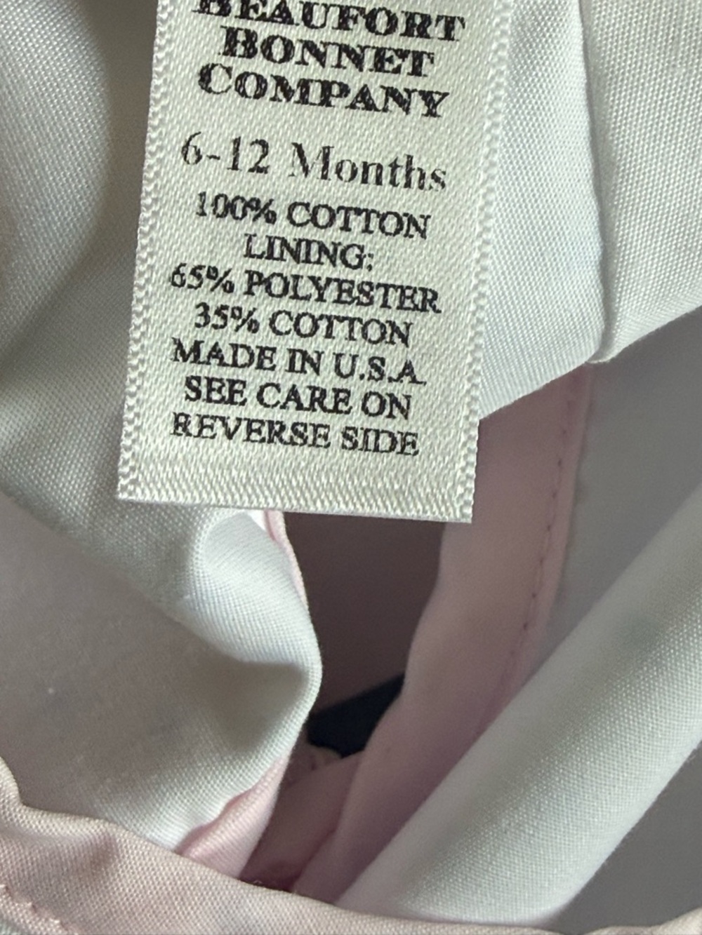 The Beaufort Bonnet Company Pink Blue Swiss Dot Bloomer Set 6-12M TBBC - Picture 10 of 10